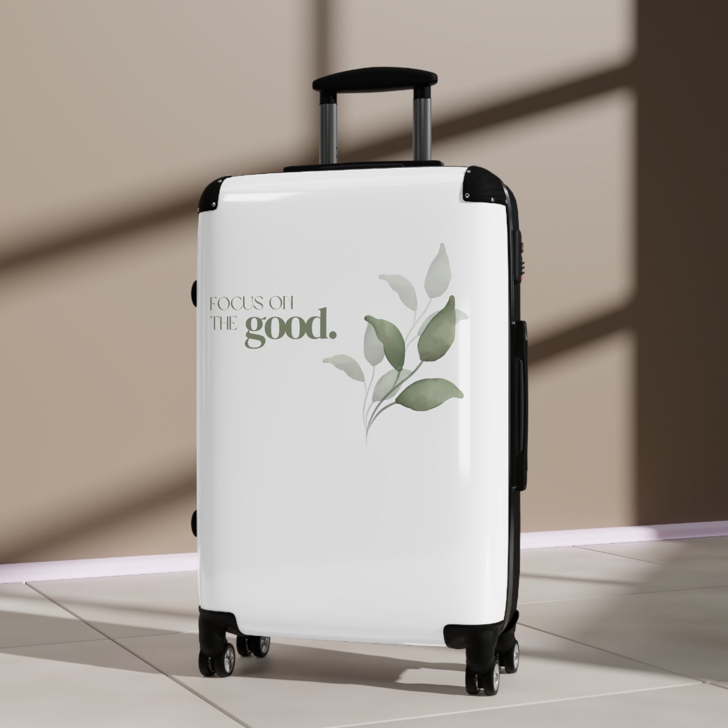 Elegantly Faith-inspired Suitcase