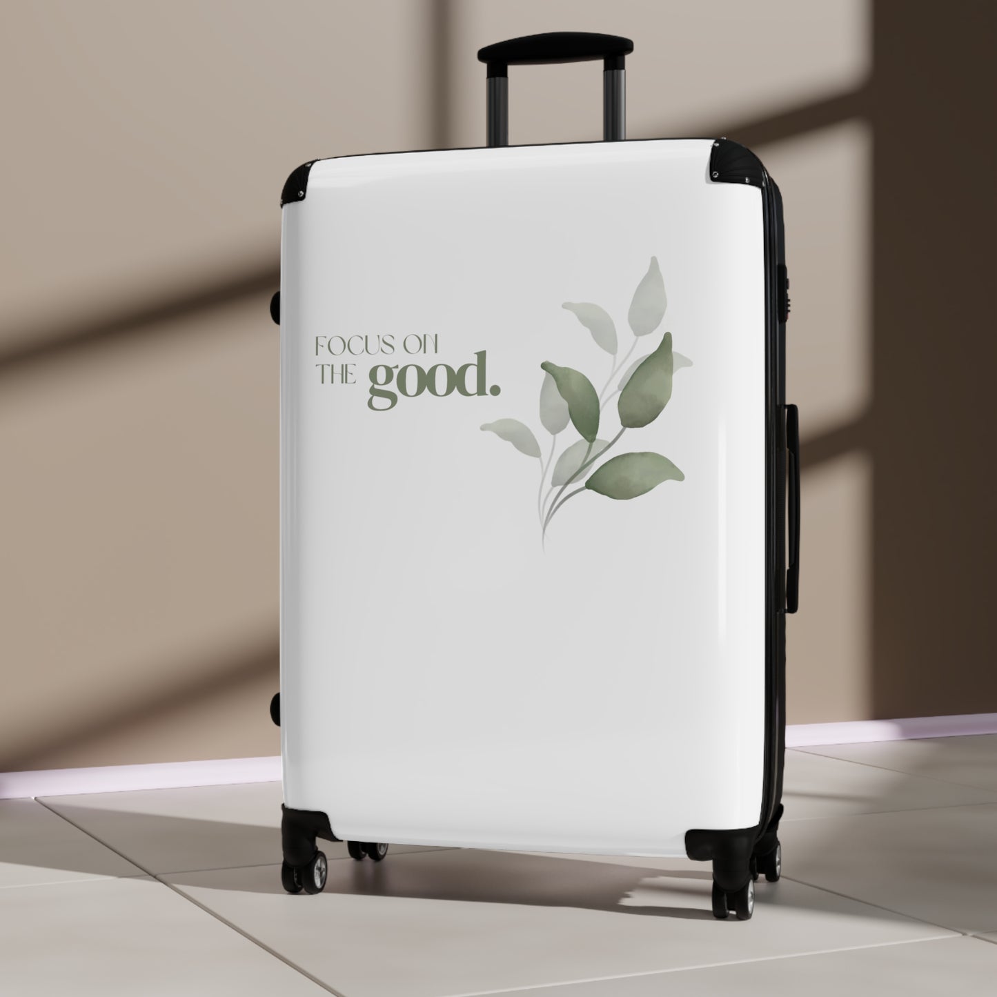 Elegantly Faith-inspired Suitcase