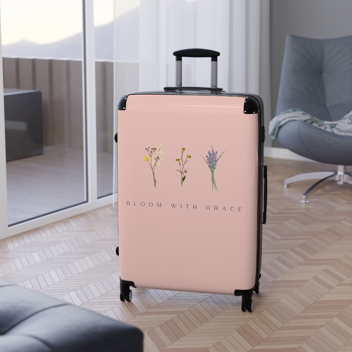 Aesthetic Christian Message Suitcase