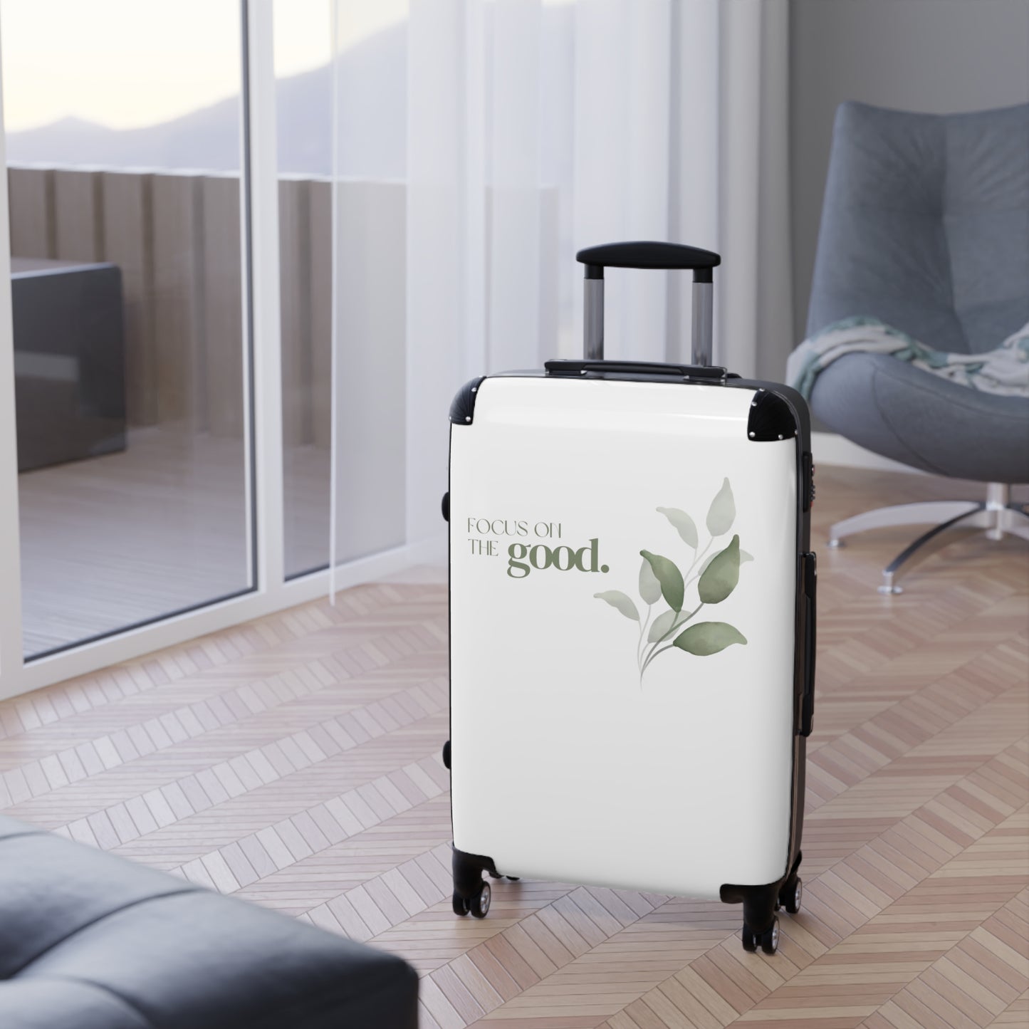 Elegantly Faith-inspired Suitcase