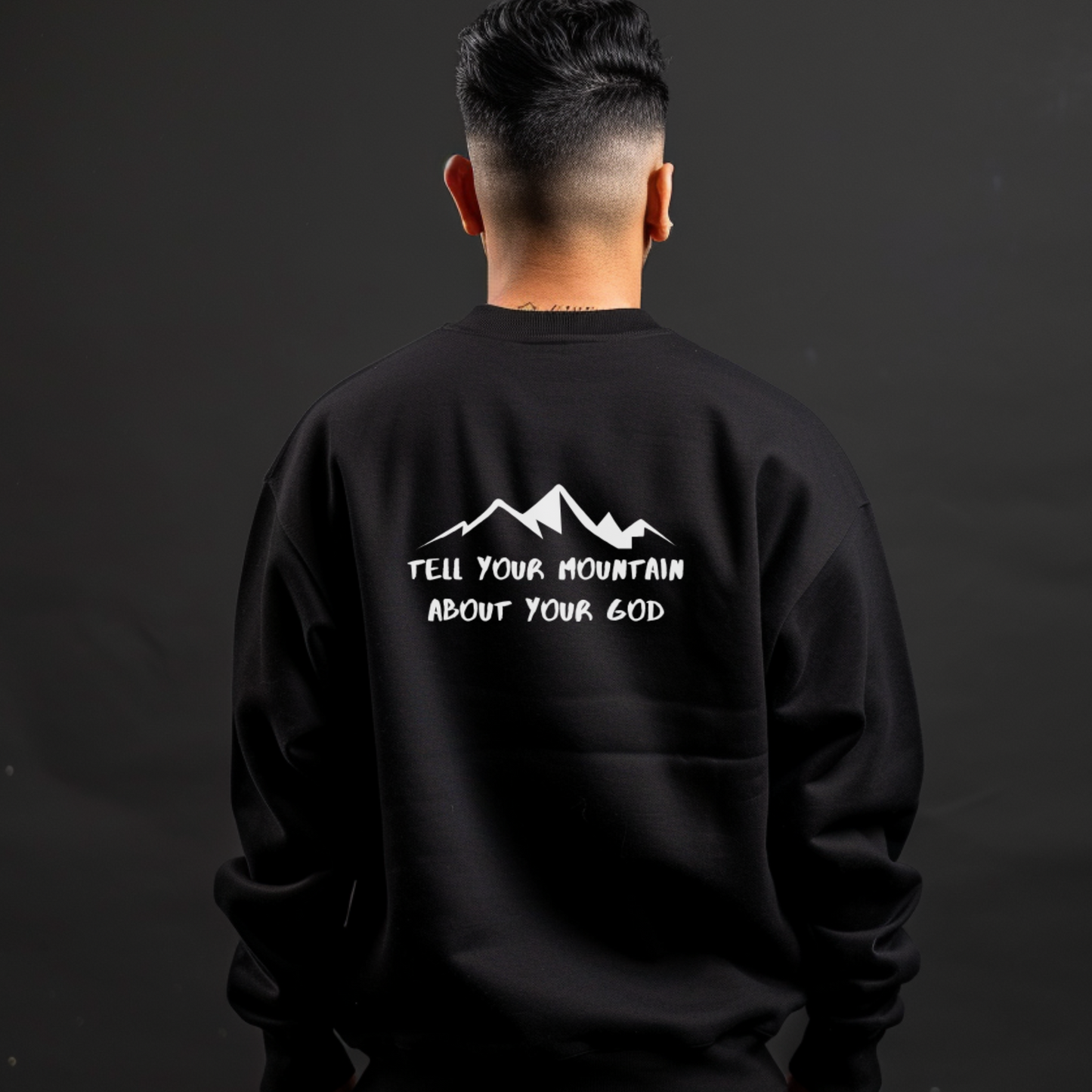 Men's Sophisticated Christianity-inspired Sweatshirt