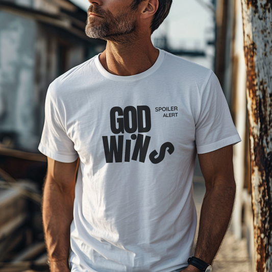 Men's Fashionable Christianity-themed Top