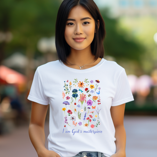 Women's Aesthetic Christian Message T-Shirt